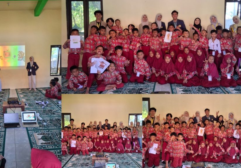 GEMBIRA (Gerakan, Belajar, Bermain, dan Berkarya) UTM dengan UGM di SDN Bulugunung 3 pada tanggal 15 Juli 2026