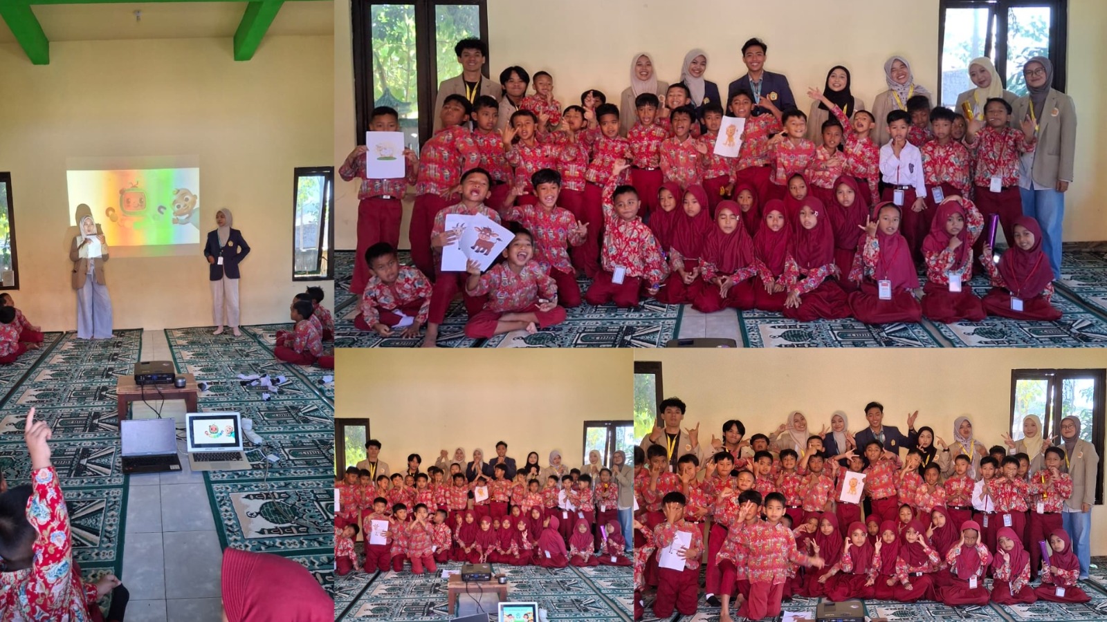 GEMBIRA (Gerakan, Belajar, Bermain, dan Berkarya) UTM dengan UGM di SDN Bulugunung 3 pada tanggal 15 Juli 2026